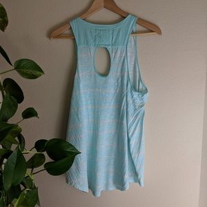 Anthropologie Tops - Aqua and white Anthopologie tank 0157 Anthropologie Tops - Aqua and white Anthopologie tank 0157